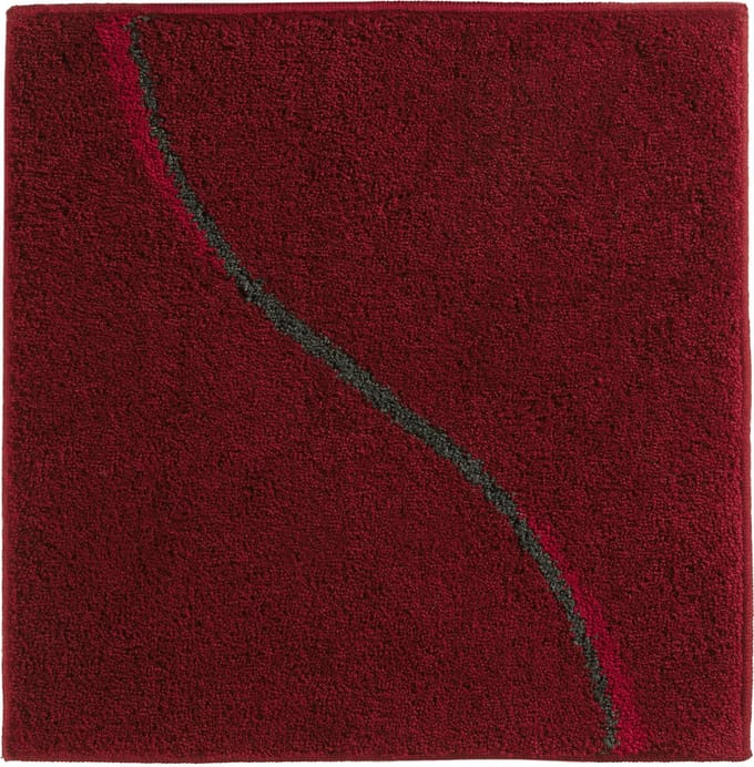 Casilin Carve WC-mat - 60 x 60 cm - Antislip - Red