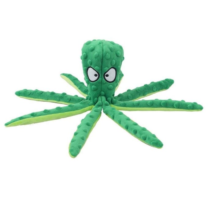 Jouets en peluche pour chiens de compagnie, morsure à mâcher, pieuvre, Puzzle, fournitures de jouets violet
