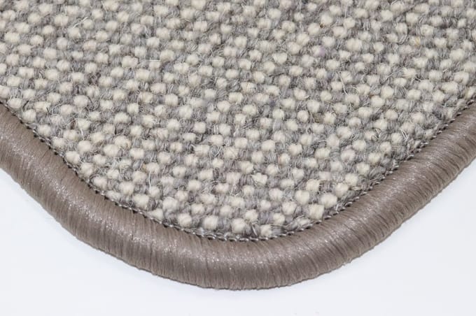 PRIMA - Wollen Vloerkleed - Diva - ecru - grijs - 90x130cm