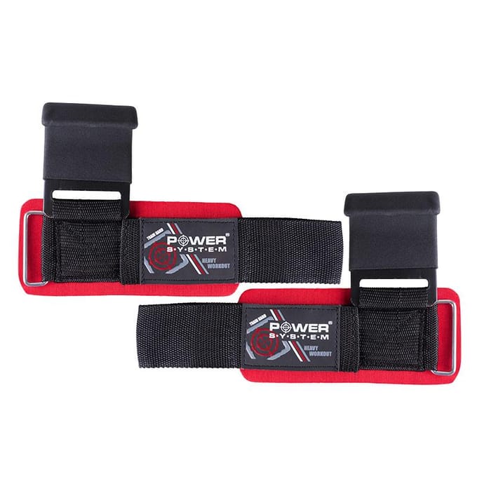 Power System Hard Core Hooks - Stevige Trainingshaken voor Krachtsport