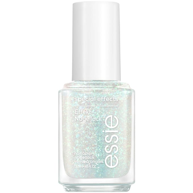 essie nail art studio special effects 7 identity illusion nagellak - langhoudende kleur en glans - glinsterend wit - 13,5ml