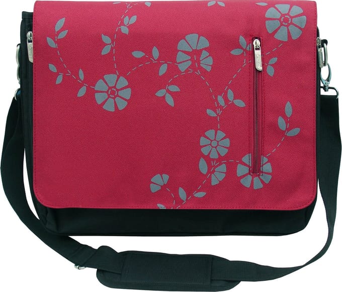 College Messenger Schoudertas Voor Notebook / Apple Macbook Air - 15.4/15.6" Laptop bag / Red