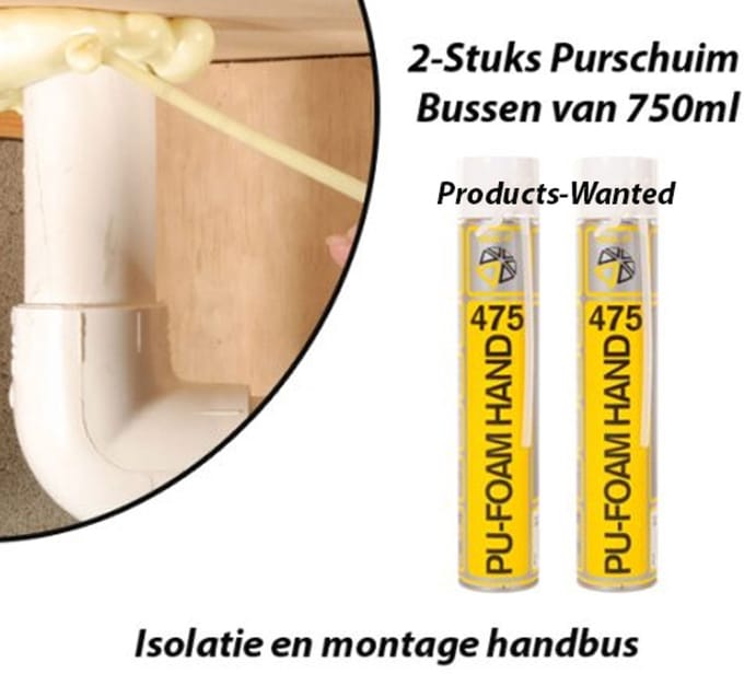 2-Stuks Purschuim Bussen van 750ml