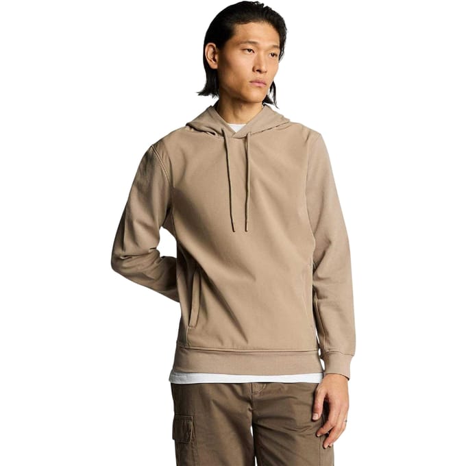 Lyle & Scott Heren Hybride Hoodie (Bruin)