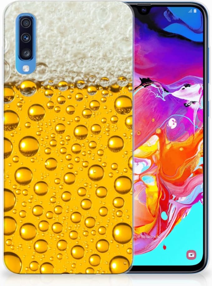Samsung Galaxy A70 Siliconen Case Bier