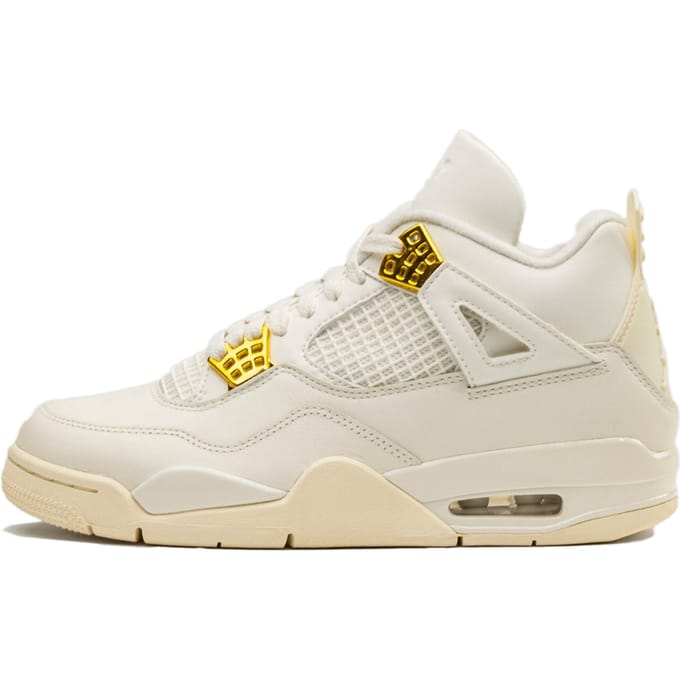 Air Jordan 4 Sail Metallic Gold (W)