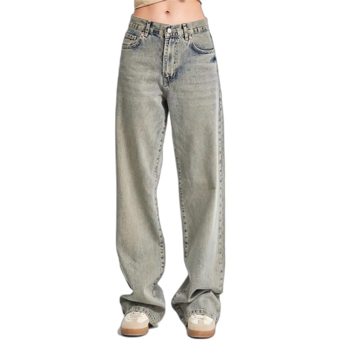It's Basic - SOFIA Loose High Rise Jeans - Mustard