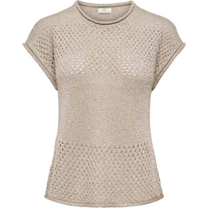 Jacqueline de Yong mia s/s o-neck sequin pullover k 15373835 pizza