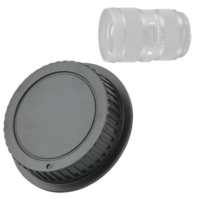 5 stuks Plastic Draagbare Zwarte Achterlensdop Cover Voor Canon Camera Lenzen black