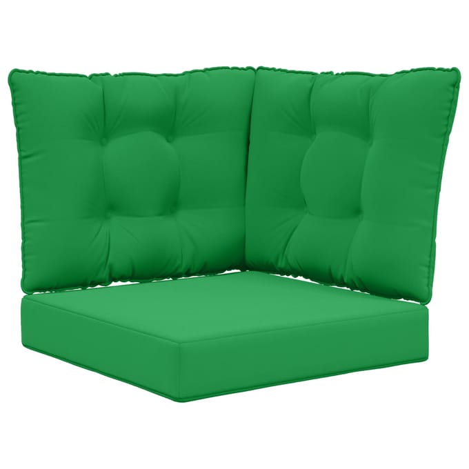 vidaXL - Buitenbankkussen - Polyester - Groen - 50,5 - x - 50,5 - cm
