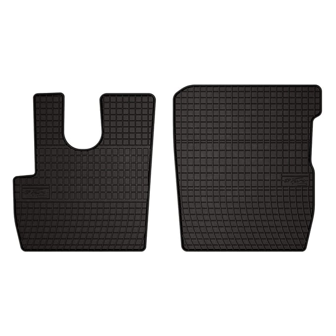 Wielganizator SolidPRO - Zwarte Rubber Automatten - DAF CF 106 - Euro6 - Perfect Aangepast