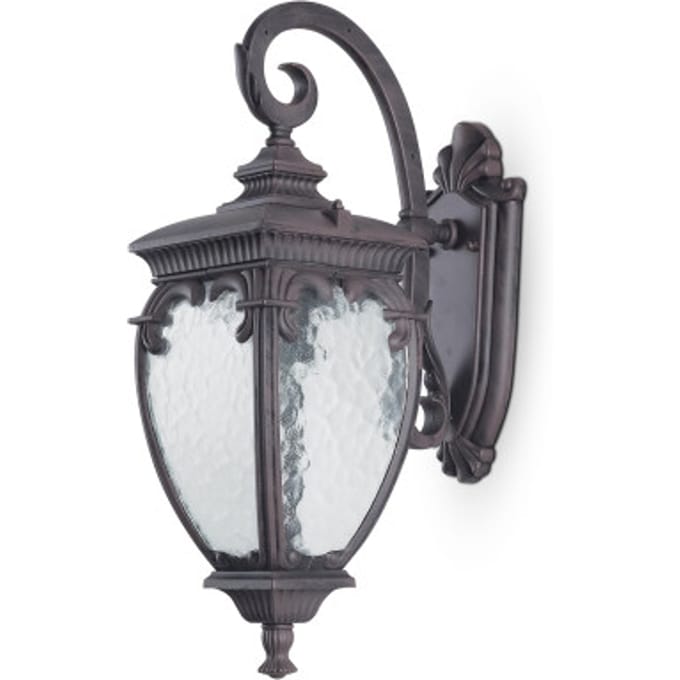 Maytoni Outdoor - Wandlamp Fleur - Bronzen antiek - Ø26