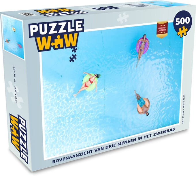 Puzzel Zomer - Water - Zwemband - Legpuzzel - Puzzel 500 stukjes