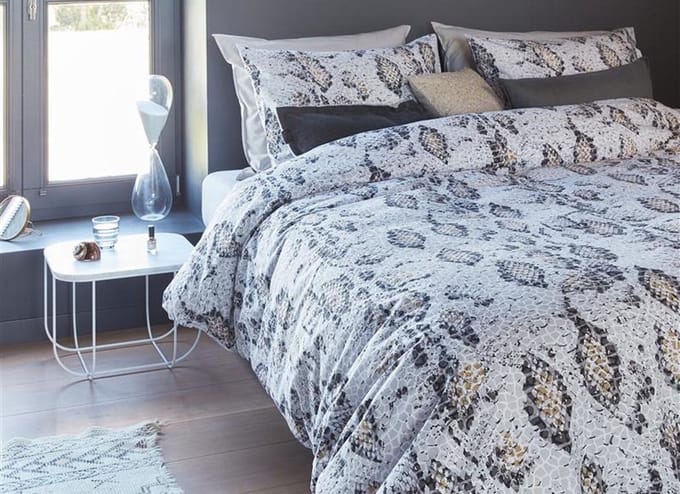 Beddinghouse Boa Dekbedovertrek - Tweepersoons - 200x200/220 cm - Grey