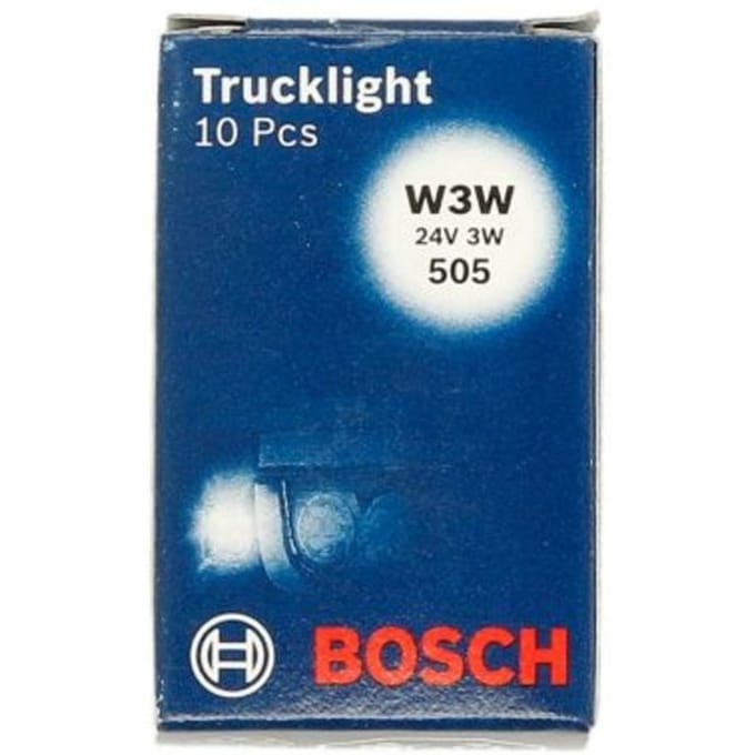 P27/7w lamp BOSCH W3W Trucklight 24V, 3W