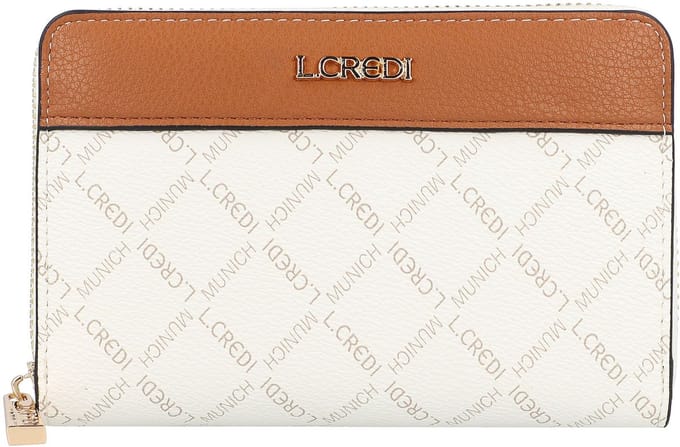 L.CREDI Portemonnee Filiberta Portemonnaie White Wit