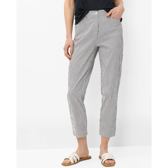 Brax Dames Chino  Style MARA S NAVY, donkerblauw, maat 38