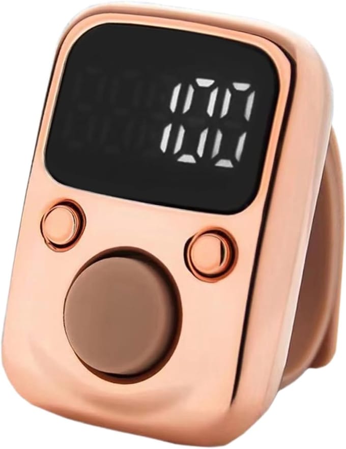 Digitale Teller - Handteller Tally - Activiteiten Tellen - Waterdicht Ontwerp - Compact Formaat - Goud