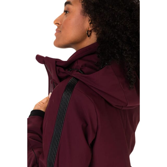 Falcon Linn Ski Jacket - Wintersportjas Voor Dames - Bordeaux Rood - XL