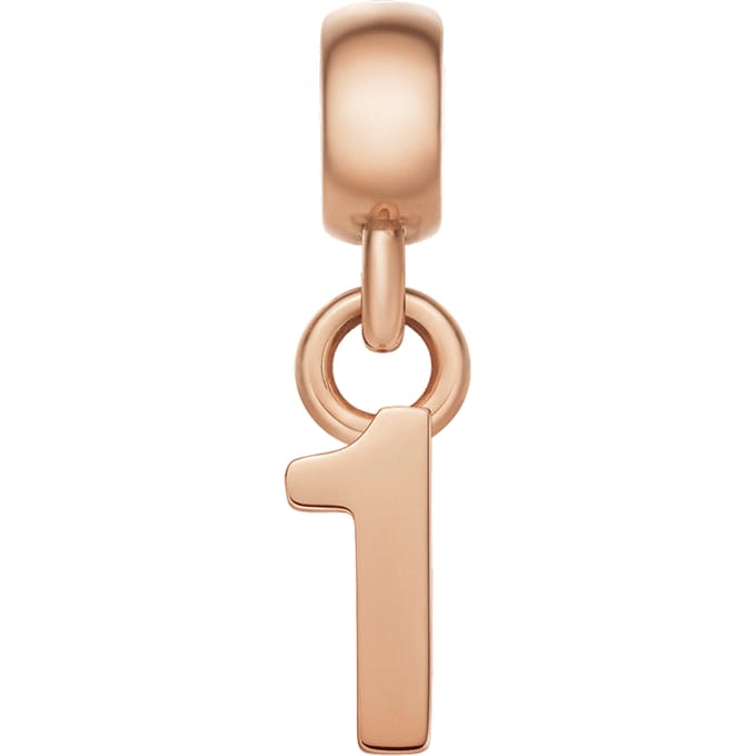 Daniel Wellington DW Charm Number 1 Rose Gold