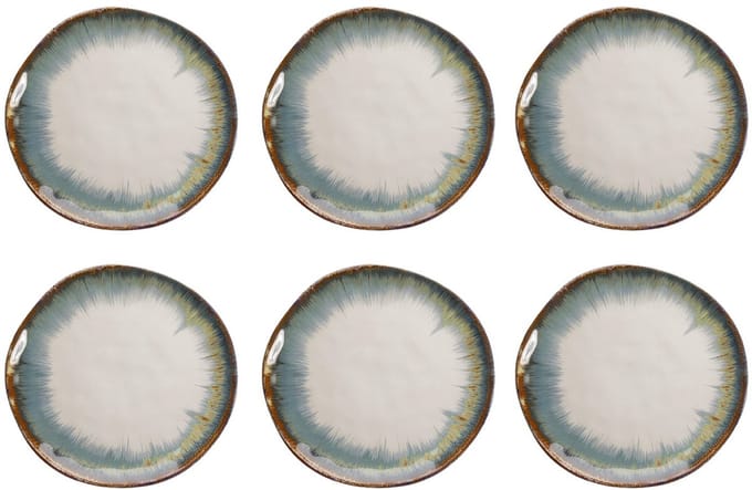 Borden Organic Ø26cm wit (6/Set) Kare Design
