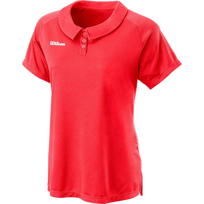 Wilson Team II Polo Dames-Koraal