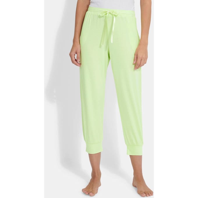 Pyjamabroek van onderhoudsarm modal - lichtgroen - Gr. 40 van Goldner Fashion