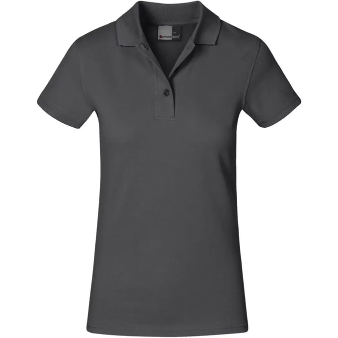 Damespolo 'Superior' met korte mouwen Graphite - M
