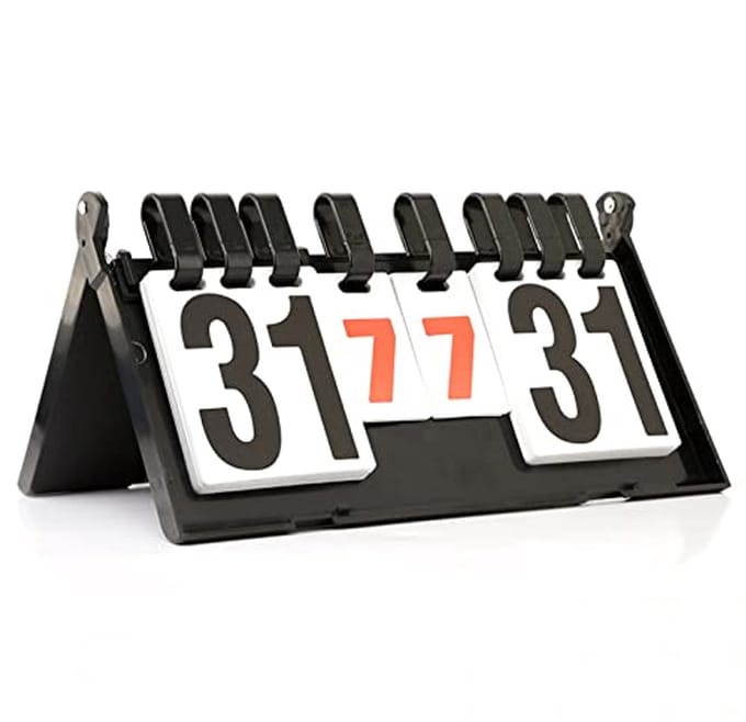 Draagbaar Digitale Scorebord Flipper voor Sport Wedstrijden en Competities