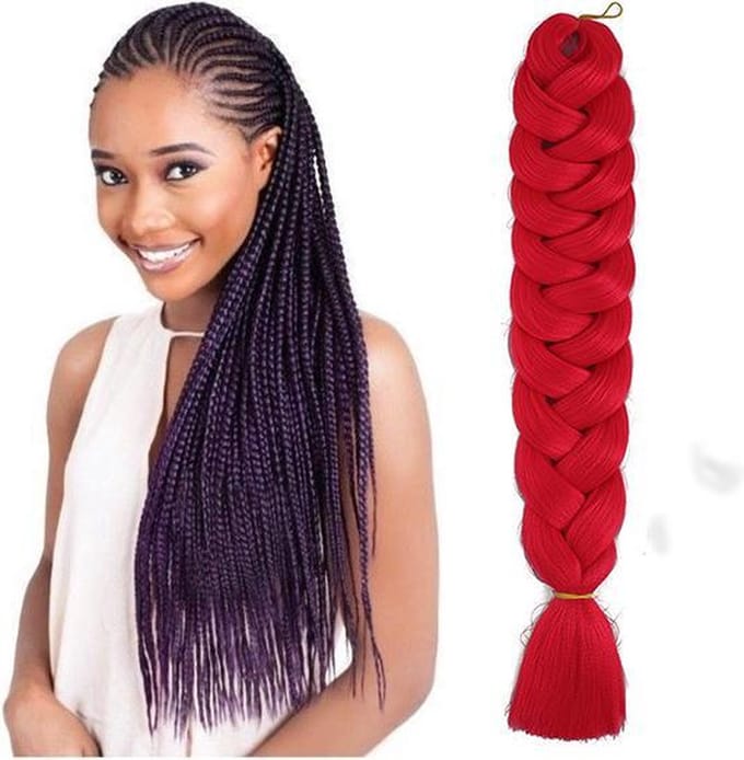 X-Pression Ultra Braid Premium - Vlechthaar Strawberry Red- Rood - Synthetisch haar