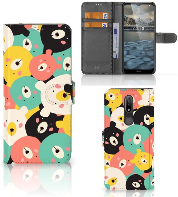 Nokia 2.4 Leuk Hoesje Bears