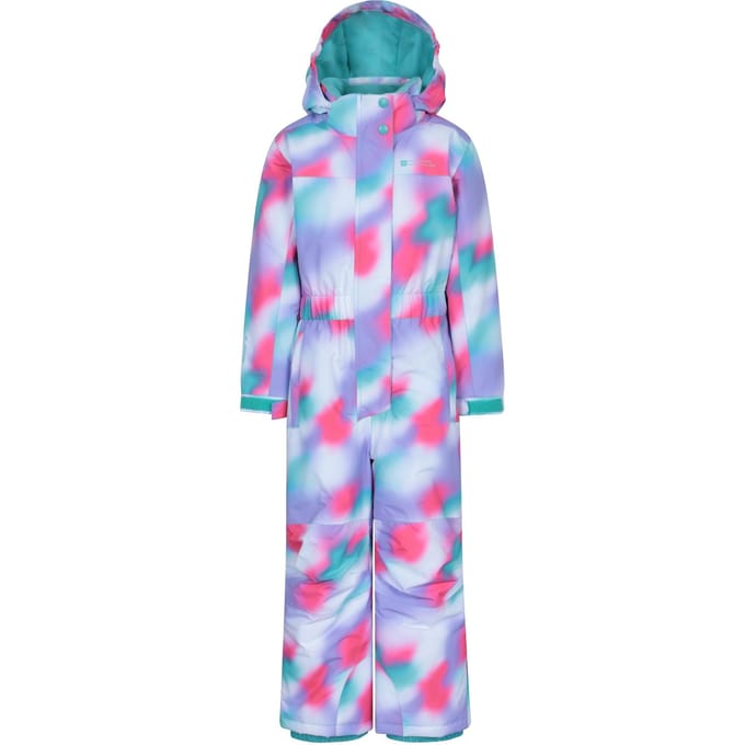 Mountain Warehouse Kinder/Kinder All In One Wolk Sneeuwpak (Helder Roze)