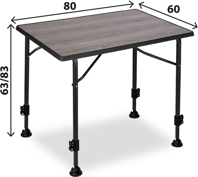 Brunner Lineair Grijshout 80 - campingtable