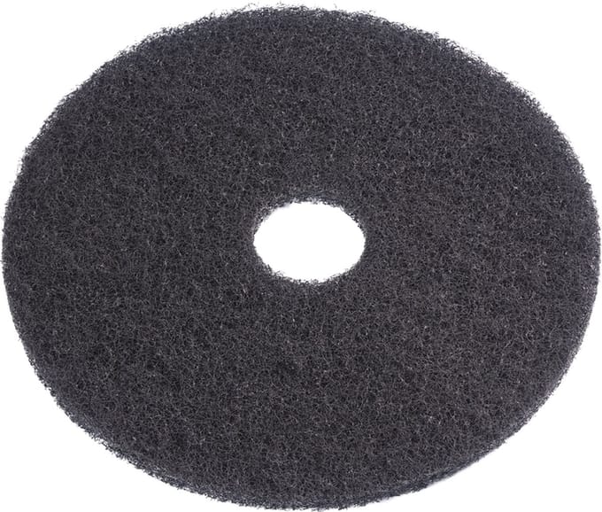 Nylon Pads - ZWART, 42,5 CM, 2 CM, 17 inch (High Quality)