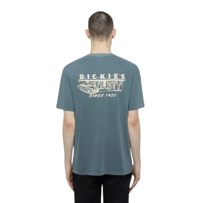 Dickies Service Station T-shirt Met Korte Mouwen Groen L Man