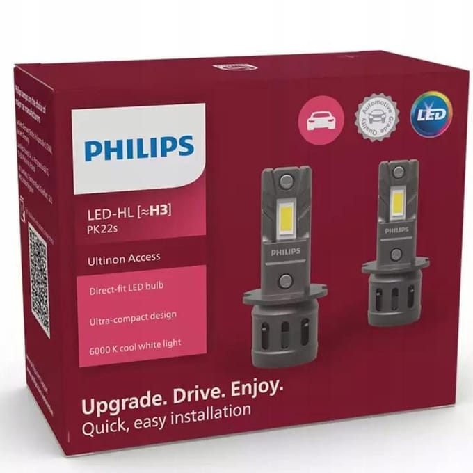 Philips Ultinon Access LED H3 set 11336U2500CX