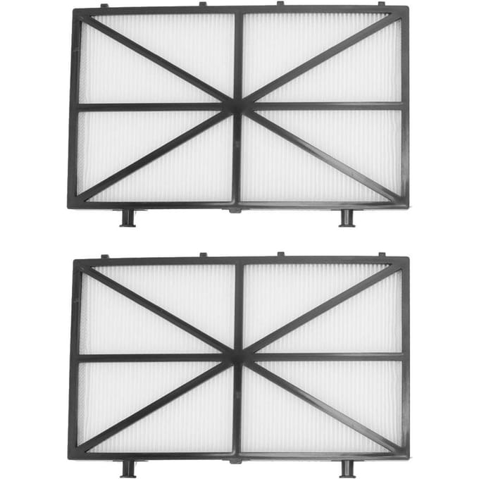 2 stuks Robot Zwembadreiniger Filterpatroon PP PET Actieve Kool Ultrafijn Patroonfilter white