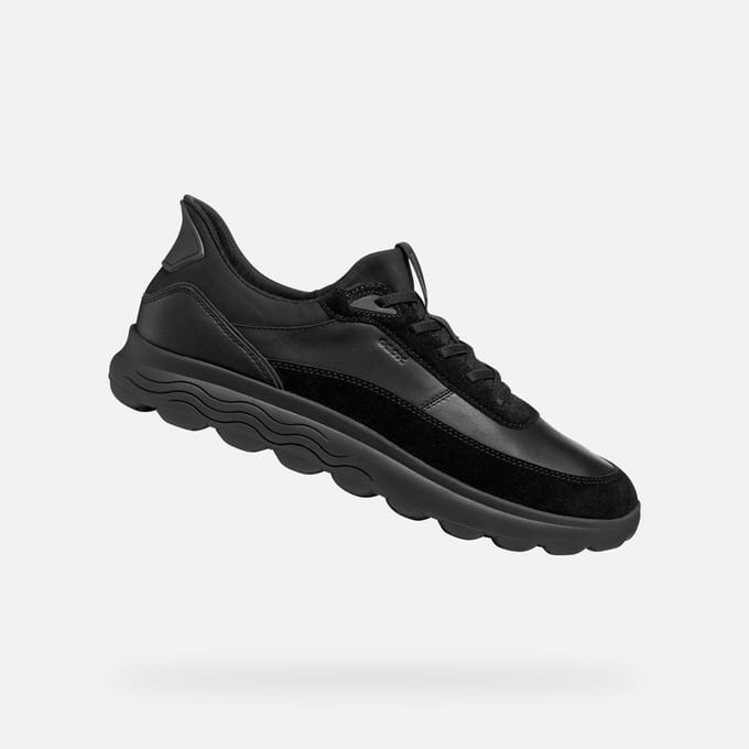 GEOX SPHERICA PLUS HEREN Sneakers - ZWART - Maat 42
