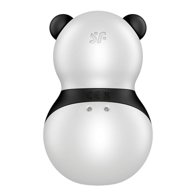 Satisfyer - Pocket Panda - Dubbele Air Pulse Vibrator - Zwart/Wit