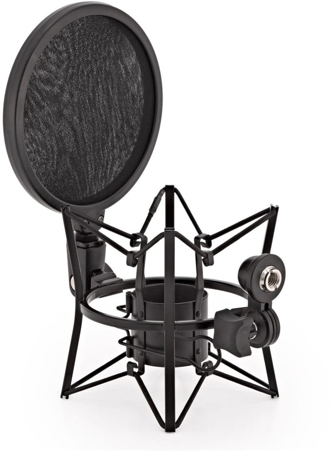 Microfoon Schokdemper met Popfilter van Gear4music