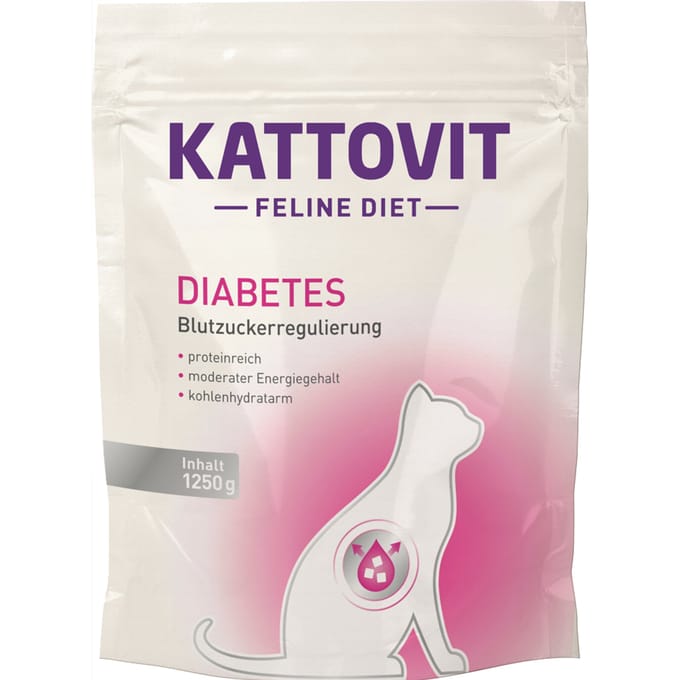 3x1,25kg Diabetes/Gewicht Kattovit Kattenvoer