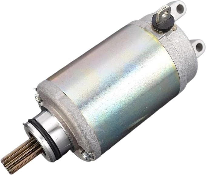 Motorfiets Startmotor - Startrelais Motor - Betrouwbaar Starten - Duurzame Constructie - 1.9 Kilogram - Zwart
