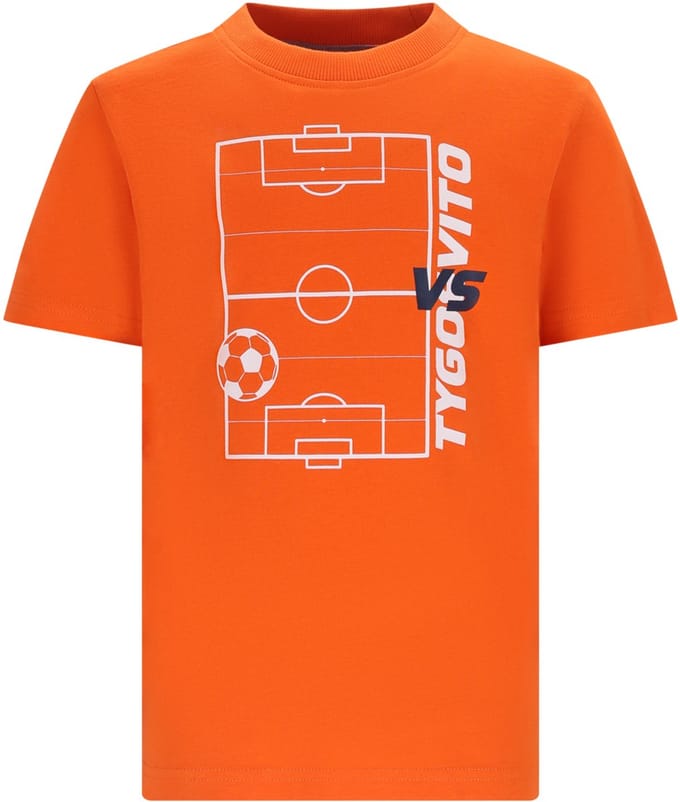 TYGO & vito jongens T-shirt oranje maat 98/104