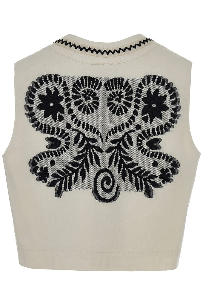 Devotion Twins Agathist Vest Offw-black Taglia: L | Cardigan Outlet | Donna