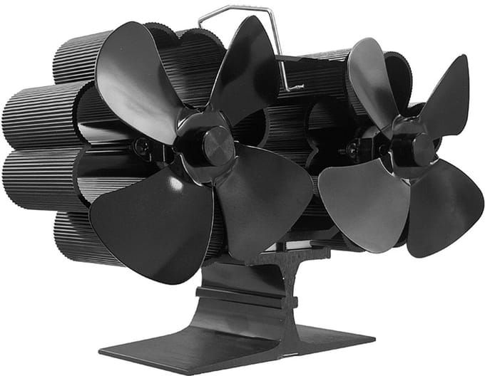 Warmte-aangedreven kachelventilator voor houtkachels