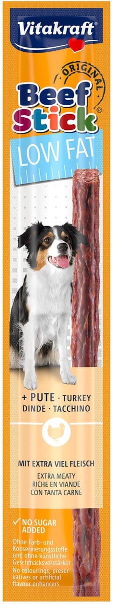 Vitakraft Beef Stick Original Low Fat - 10 stuks