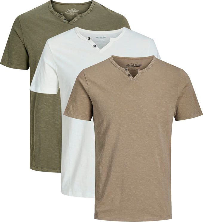 Jack & Jones Heren t-shirt 3 pack Split