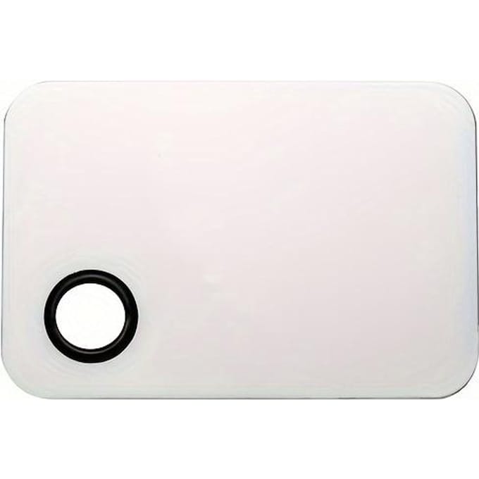 Palette de Mélange de Couleurs en Acier Inoxydable white