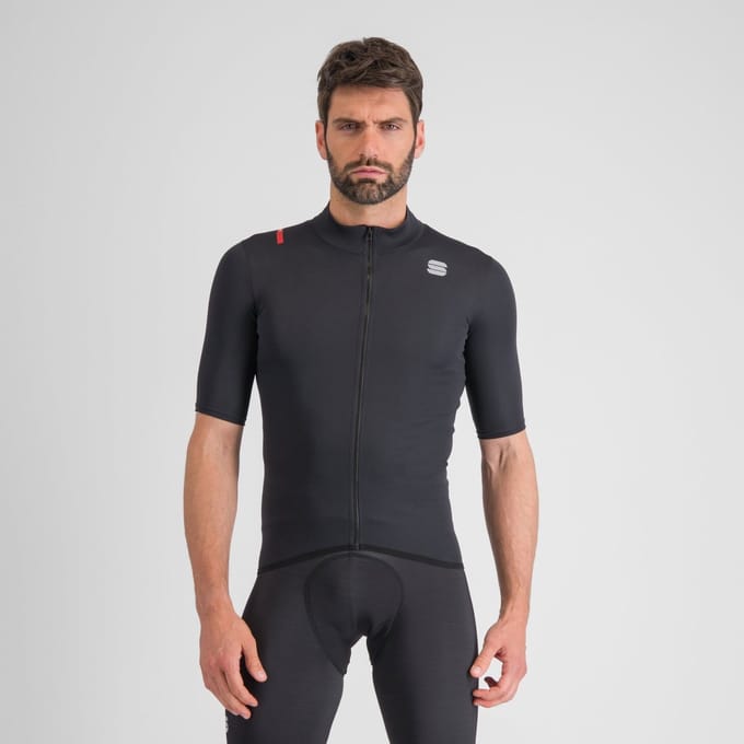 Sportful FIANDRE LIGHT Fietsjas Korte Mouwen BLACK - Mannen - maat XL