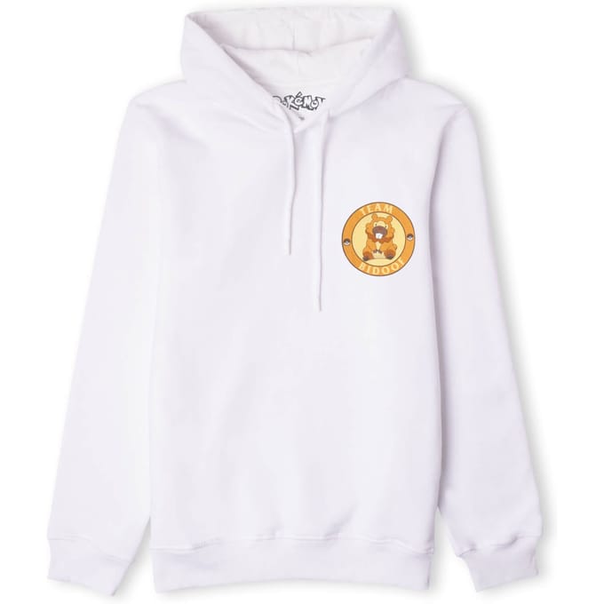 Pokémon Team Bidoof Unisex Hoodie - White - M